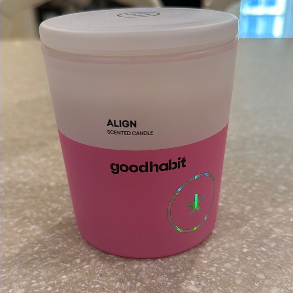 Pink Scented Candle